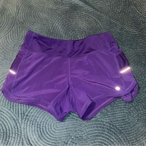 purple athleta shorts (S)